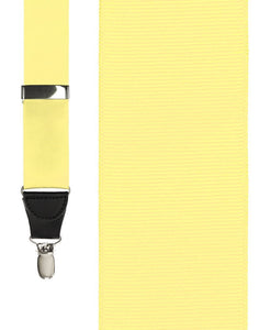 Cardi "Pale Yellow Grosgraine Ribbon" Suspenders