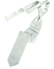 Load image into Gallery viewer, Cardi Pre-Tied Sea Glass Luxury Satin Skinny Necktie