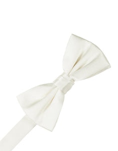 Cristoforo Cardi Pre-Tied Ivory Noble Silk Bow Tie