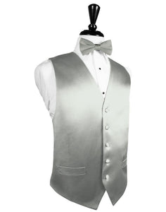 Cristoforo Cardi Platinum Noble Silk Tuxedo Vest