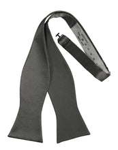 Load image into Gallery viewer, Cristoforo Cardi Self Tie Silver Noble Silk Bow Tie