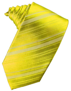 Cardi Lemon Striped Silk Necktie