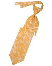Load image into Gallery viewer, Cardi Pre-Tied Tangerine Tapestry Necktie