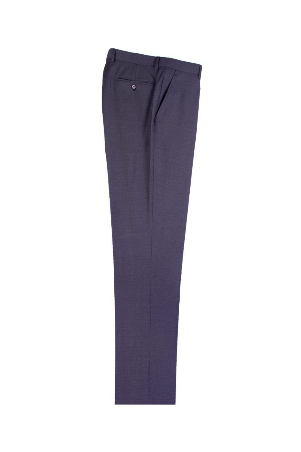 Tiglio Tiglio Dark Grey Herringbone Flat Front Dress Pants