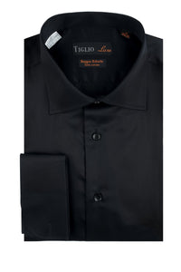 Tiglio Tiglio "Genova RC" Black Dress Shirt