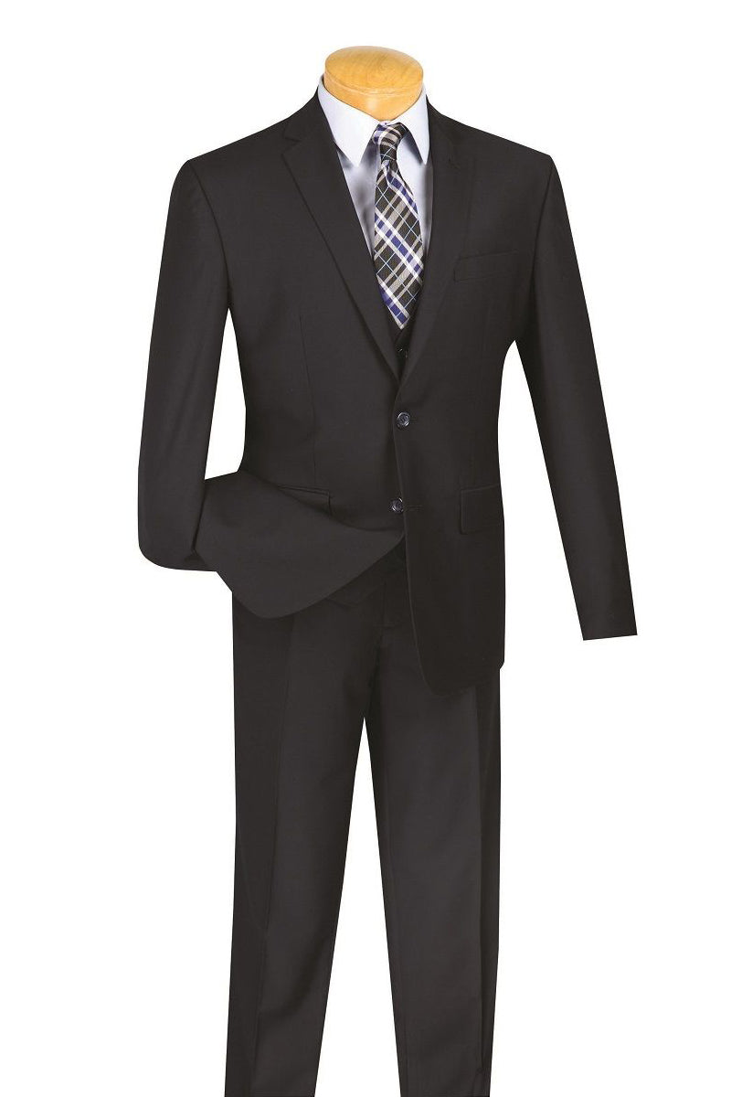 Vinci Vinci "Carmelo" Navy Slim Fit 3-Piece Suit
