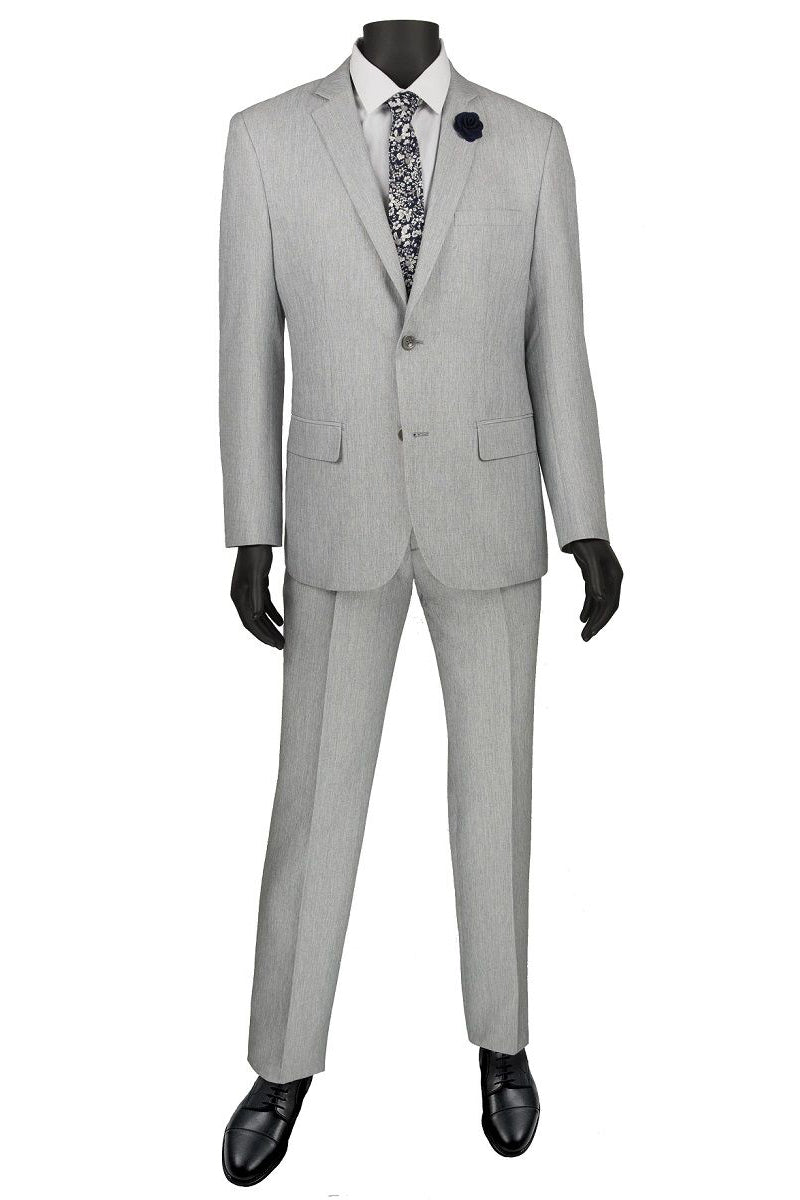 Vinci Vinci "Fabio" Grey Slim Fit Suit