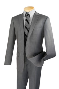 Vinci Vinci "Lucca" Grey Slim Fit Suit