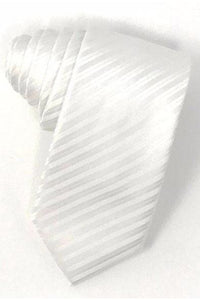 Cardi White Newton Stripe Necktie
