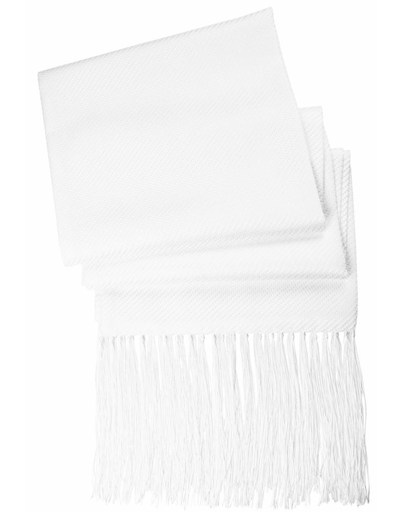 Cardi White Venetian Tuxedo Scarf